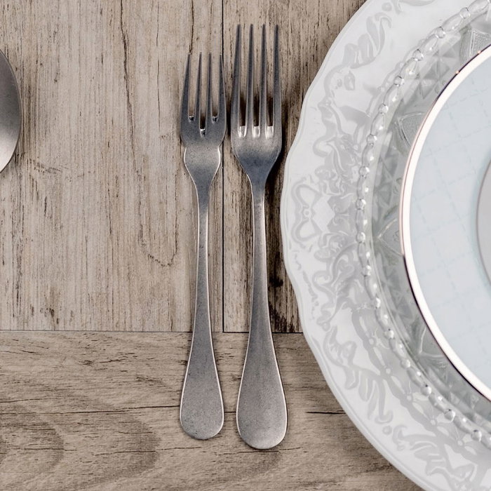 Herdmar Tenedor de Mesa Rocco Old (12 Unidades) Acero Inoxidable